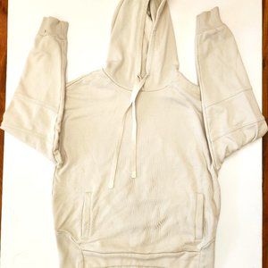 ALO YOGA INTERVAL HOODIE CREAM XS